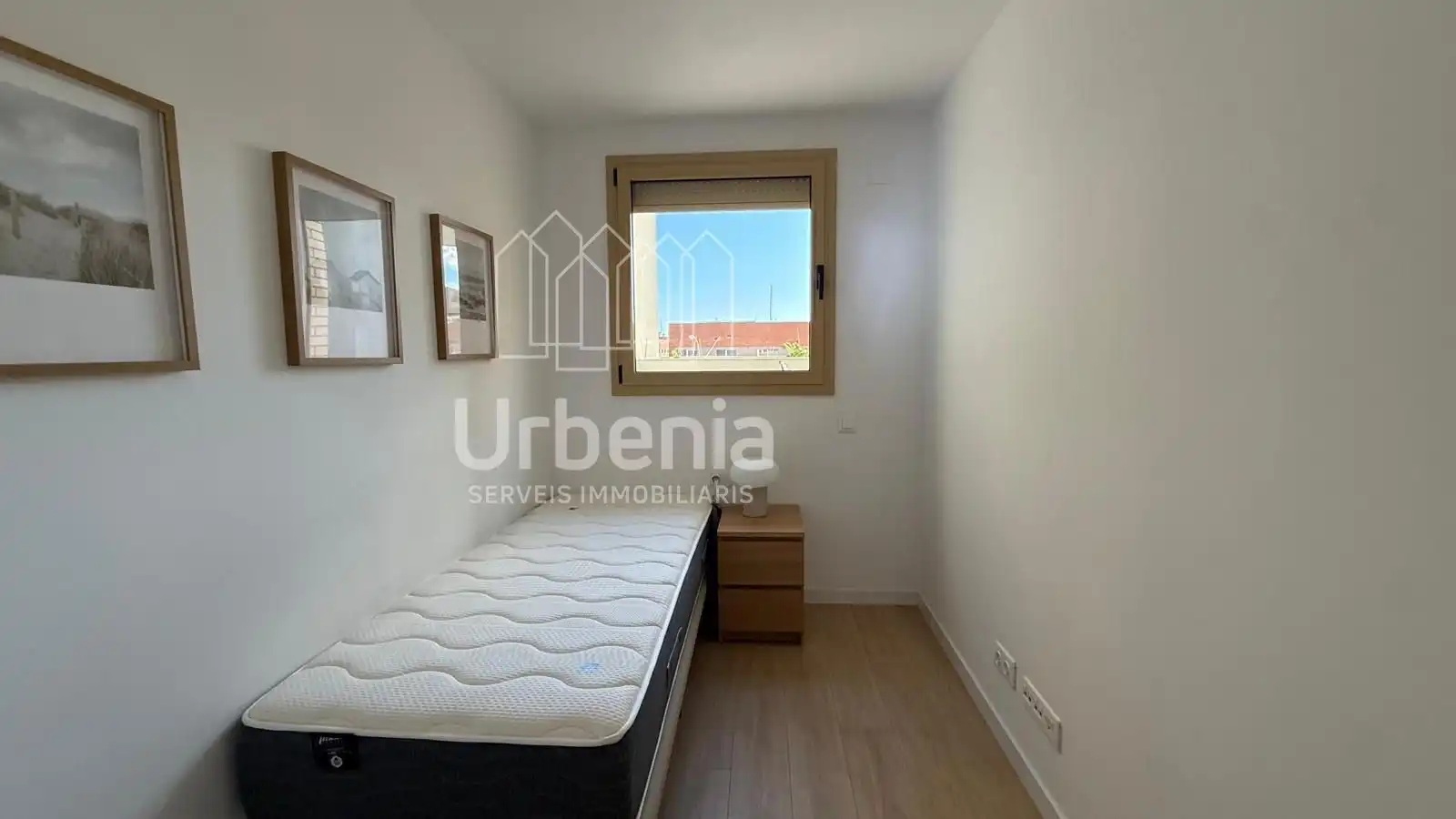 Schlafzimmer von Wohnung zur Miete in Badalona mit Heizung und Terrasse