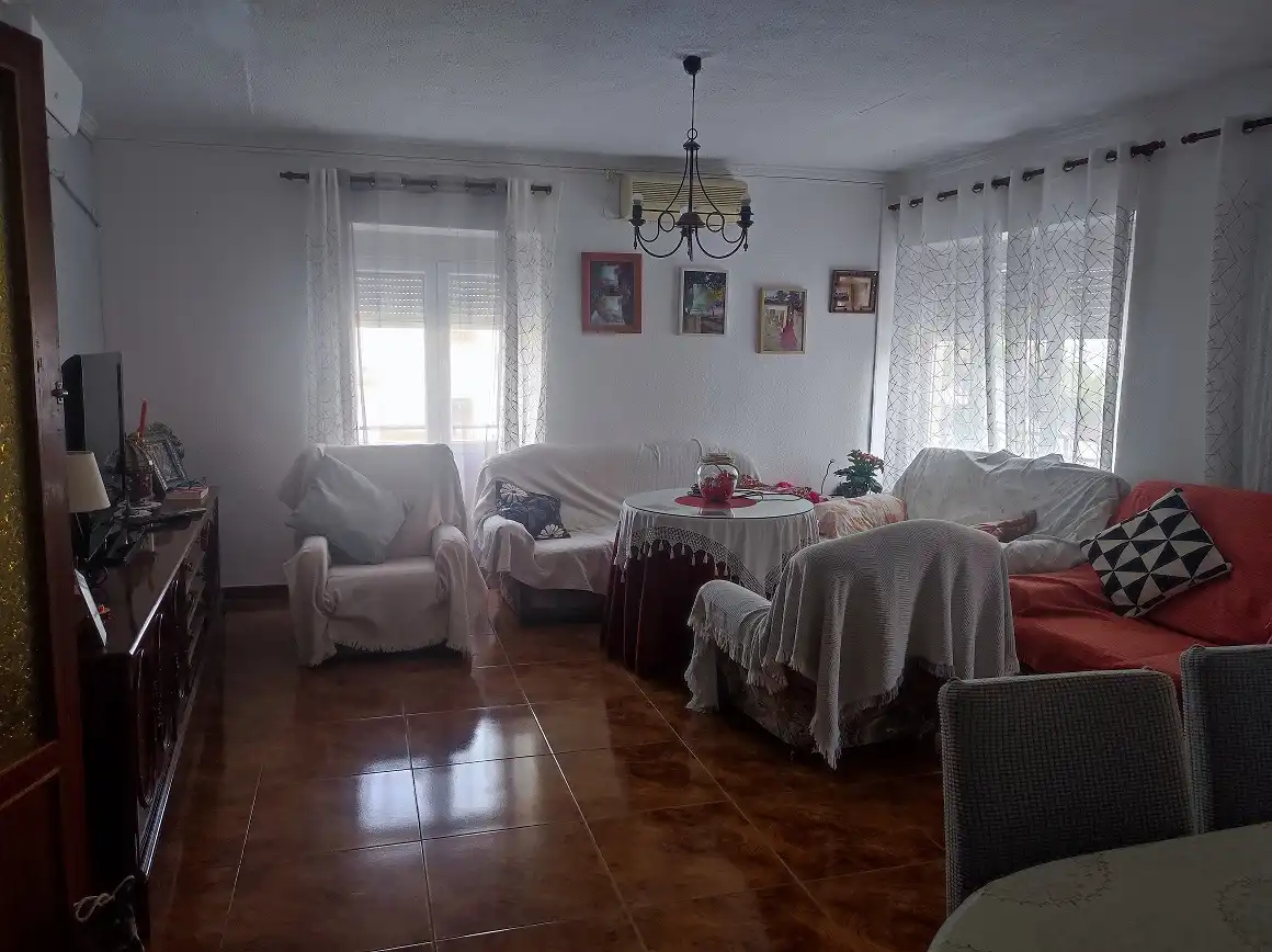 Wohnzimmer von Wohnung zum Verkauf in Albatana mit Klimaanlage, Terrasse und Möbliert