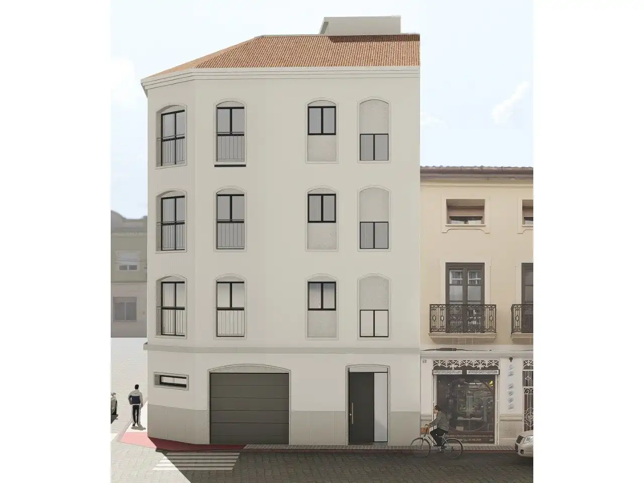 Außenansicht von Wohnung zum Verkauf in Sueca mit Klimaanlage und Heizung