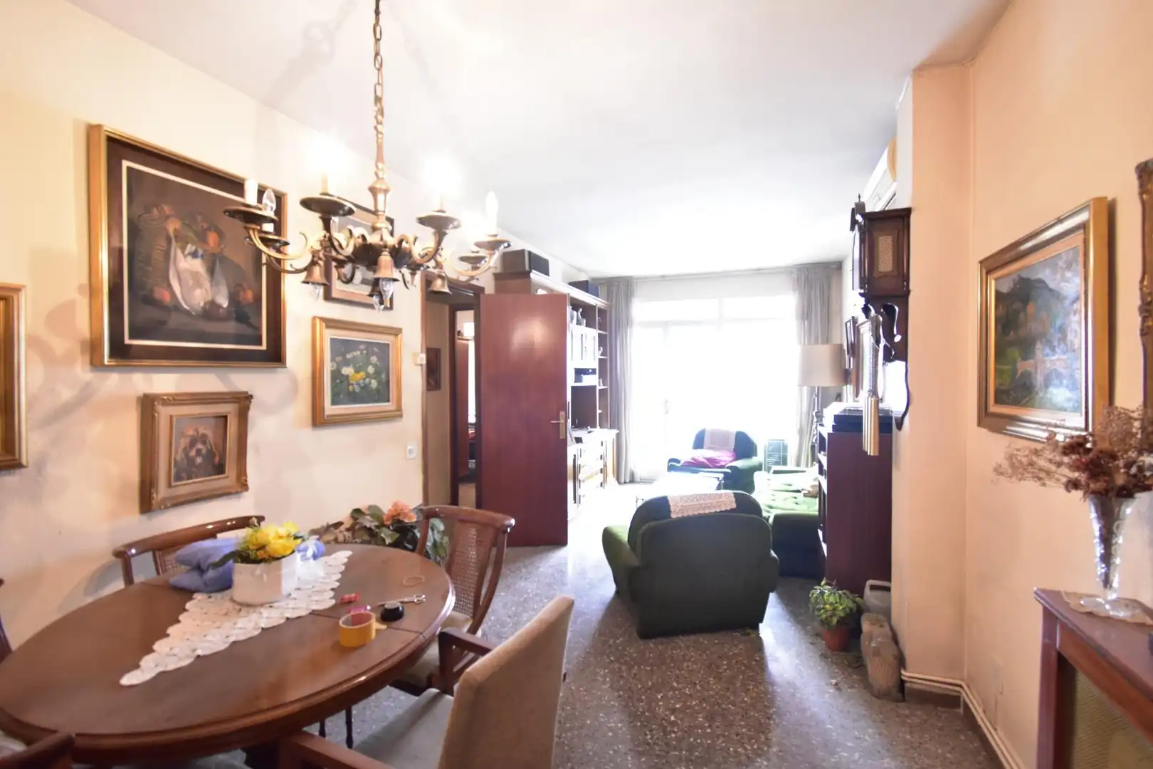 Sala d'estar de Pis en venda en Barcelona amb Aire condicionat, Calefacció i Terrassa