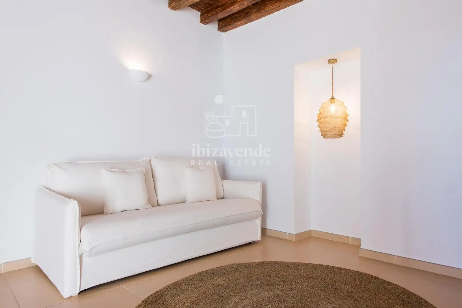 Sala de estar de Casa o chalet de alquiler en Santa Eulària des Riu con Aire acondicionado, Calefacción y Terraza