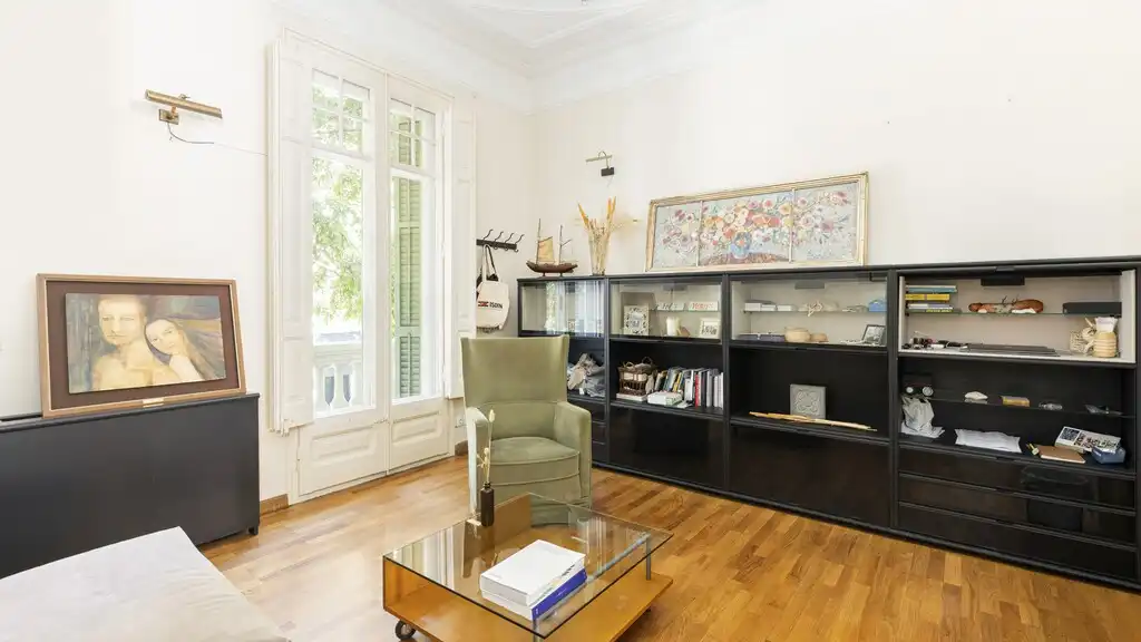 Wohnzimmer von Wohnungen zum Verkauf in Barcelona mit Klimaanlage, Heizung und Terrasse