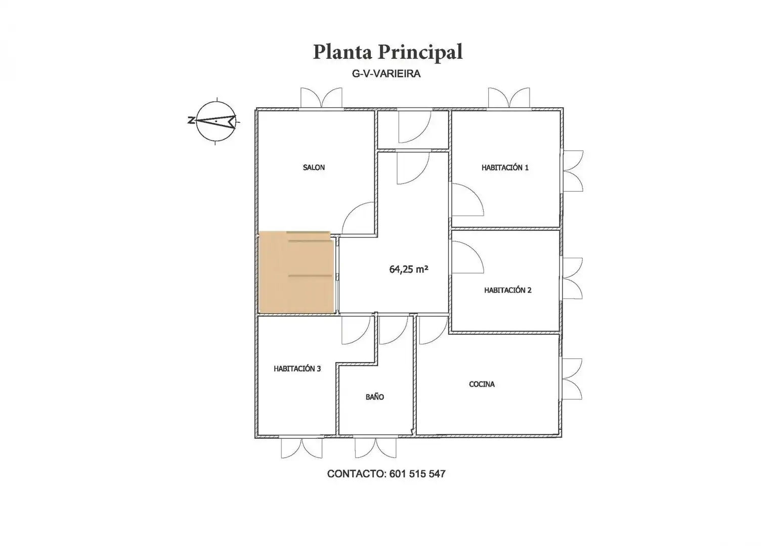 Casa adosada en venta en Negreira con Jardín privado