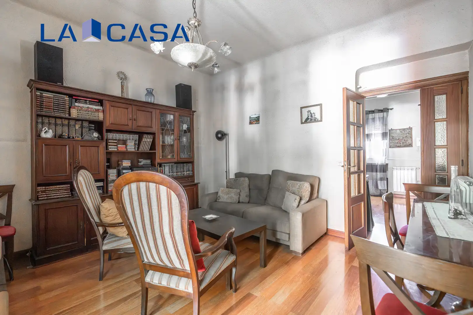 Sala de estar de Piso en venta en Madrid con Balcón