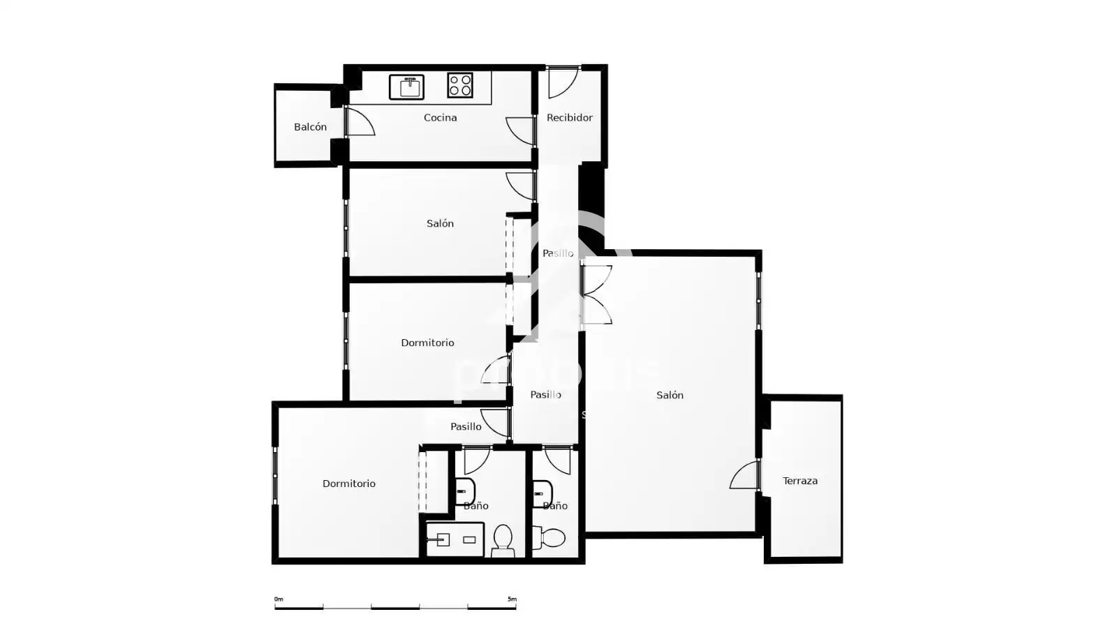 Piso en venta en Hoyo de Manzanares con Calefacción, Parquet y Terraza