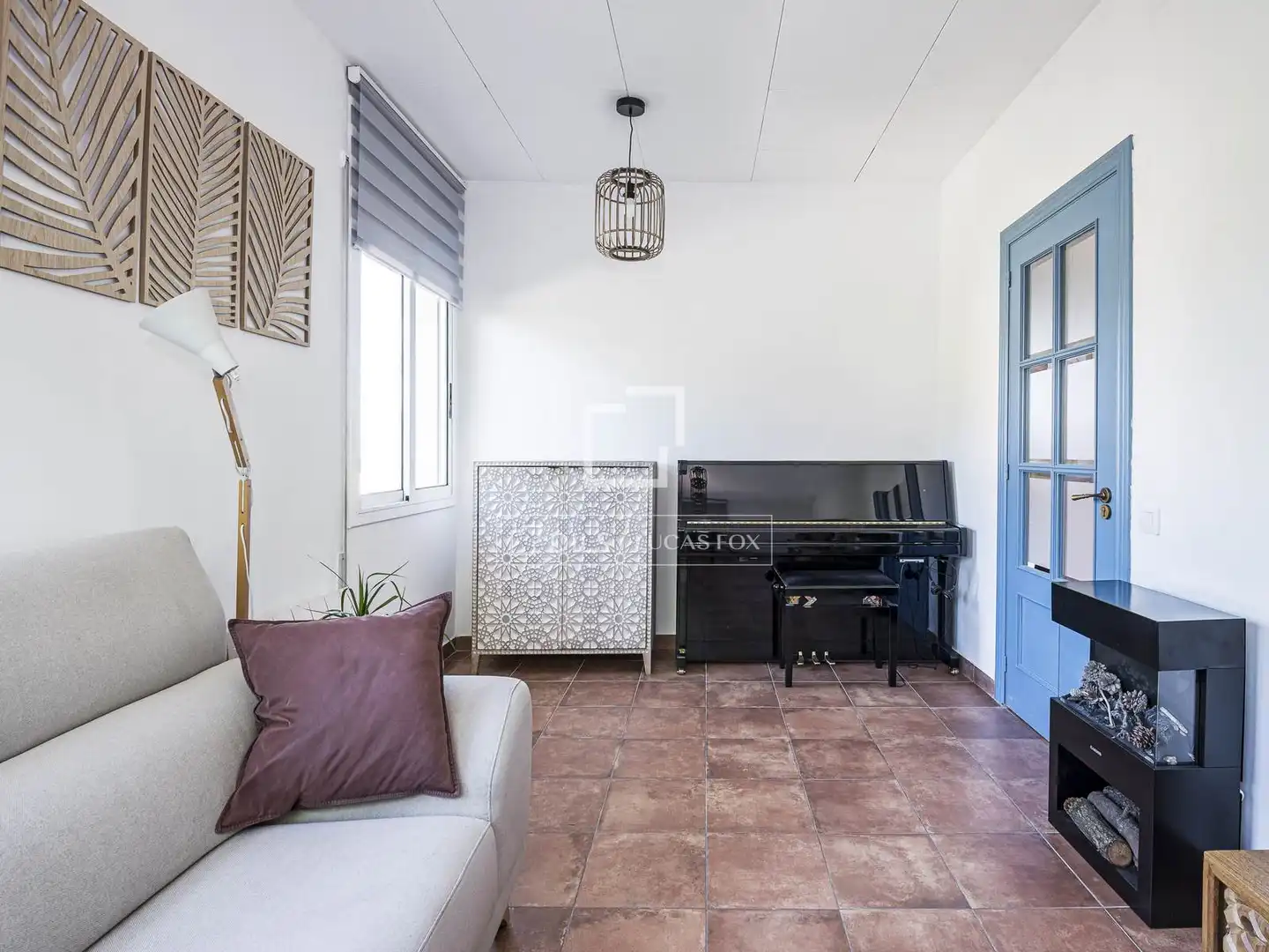 Sala de estar de Casa o chalet de alquiler en Sant Cugat del Vallès con Aire acondicionado, Calefacción y Terraza