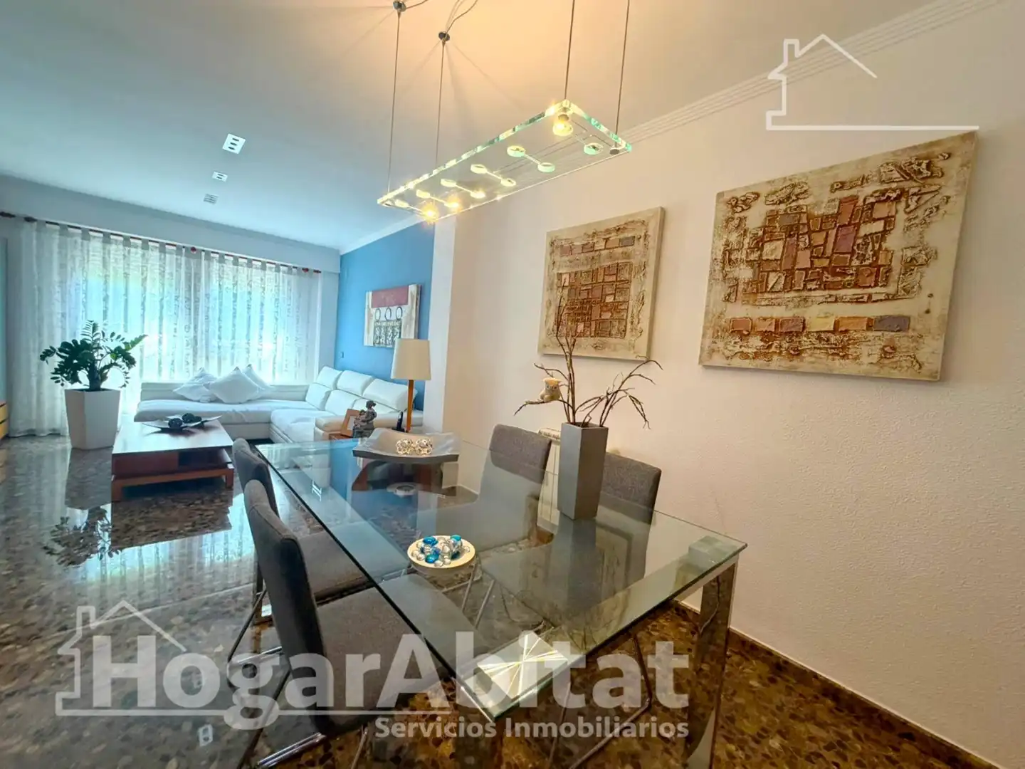 Dining room of Flat for sale in Alboraya  with Air Conditioner, Heating and Terrace