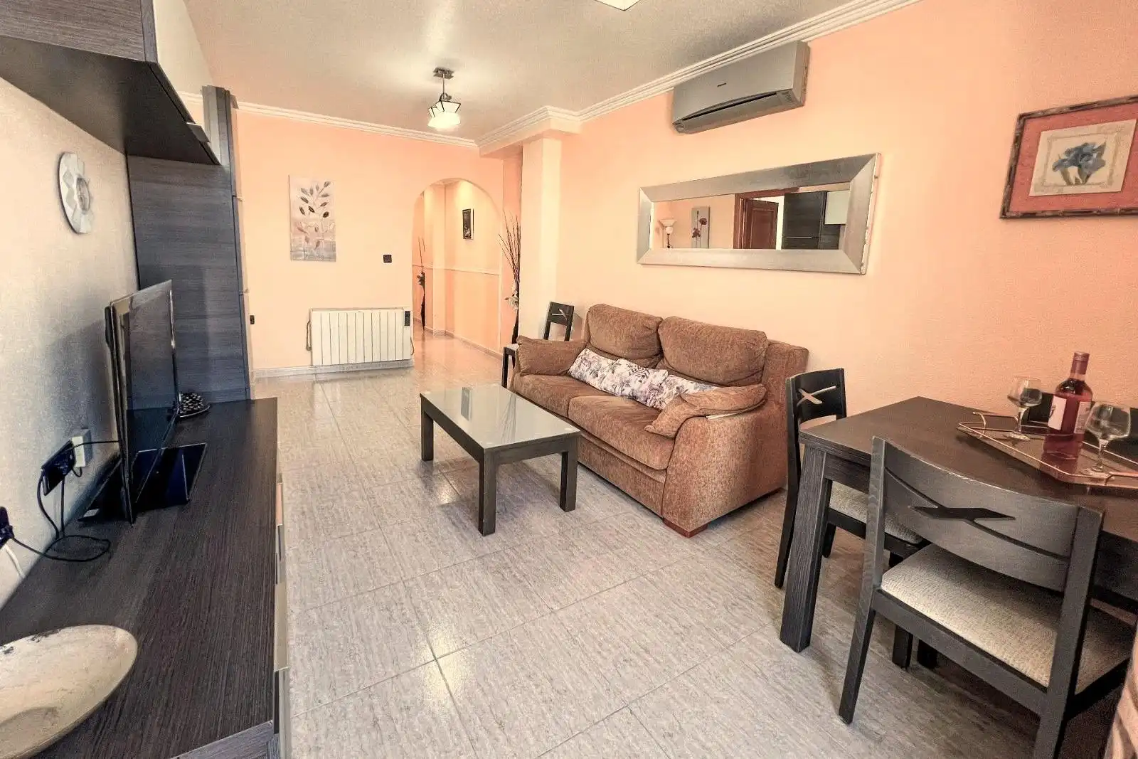 Sala d'estar de Àtic en venda en Torrevieja amb Aire condicionat, Calefacció i Terrassa
