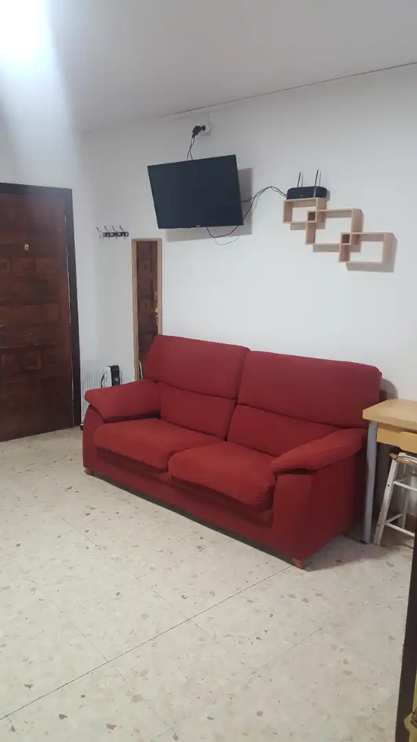 Wohnzimmer von Loft zum Verkauf in Marín mit Möbliert, Waschmaschine und Mikrowelle