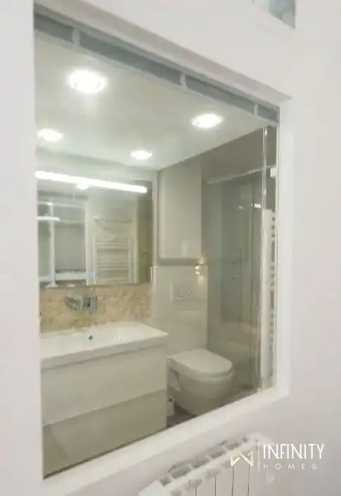Badezimmer von Dachboden zur Miete in Bilbao  mit Heizung, Privatgarten und Terrasse