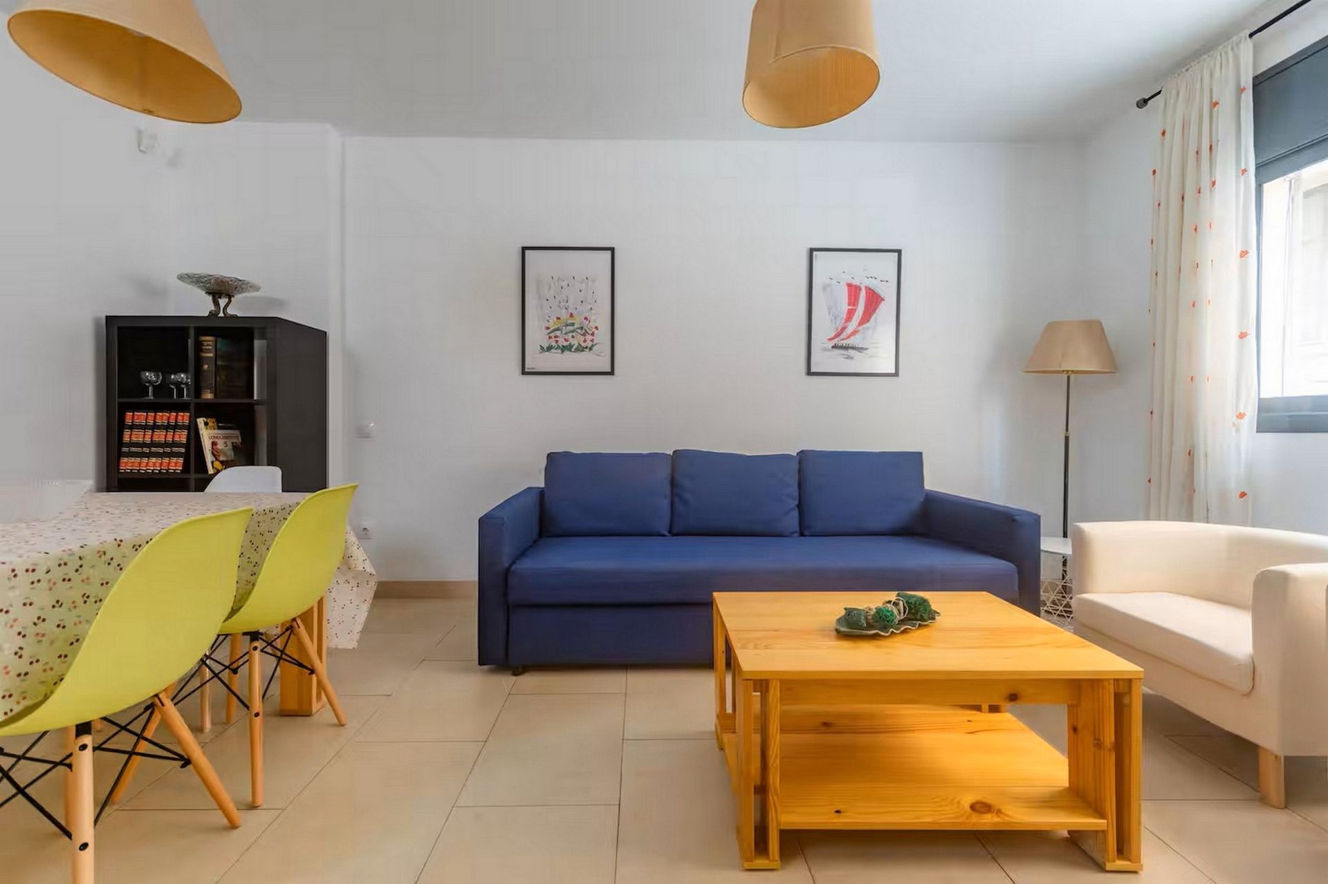 Sala d'estar de Pis de lloguer en Reus amb Aire condicionat, Calefacció i Terrassa