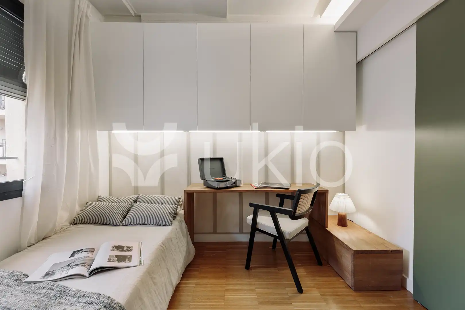 Habitación de Apartamento de alquiler en Barcelona con Aire acondicionado, Calefacción y Amueblado