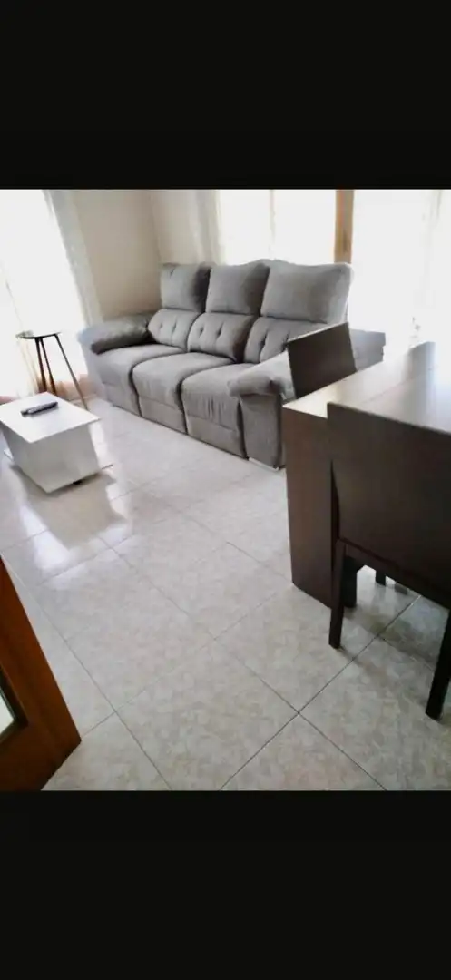 Wohnzimmer von Einfamilien-Reihenhaus zum Verkauf in Santa Margarida de Montbui mit Heizung und Terrasse