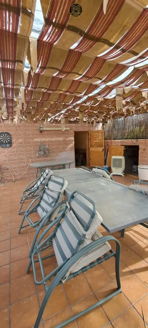 Terrassa de Casa o xalet en venda en Cárcheles amb Aire condicionat, Jardí privat i Terrassa