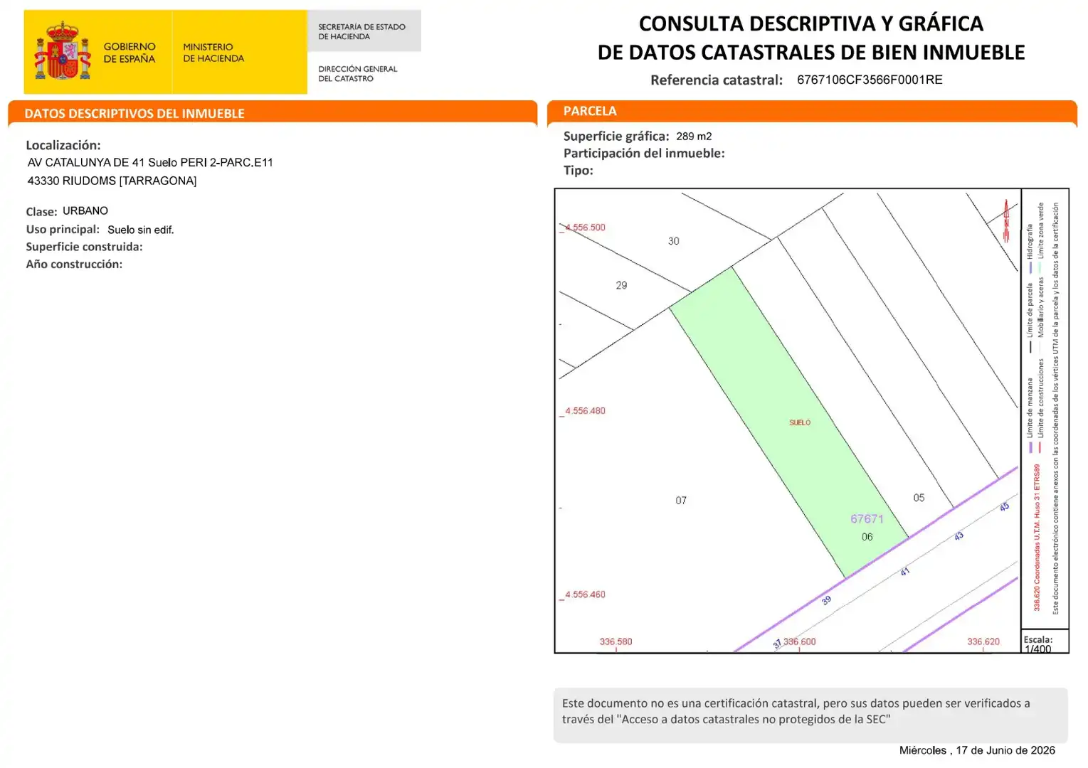 Residencial en venda en Riudoms