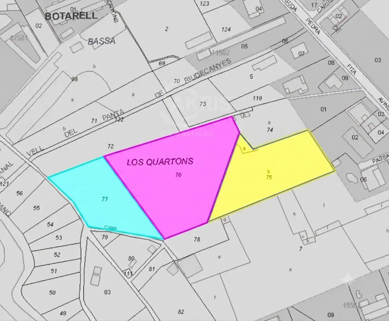 Terreno rústico en venta en CALLE SORT, POLIG 7, PARCELA 75-76-77, imagen 4