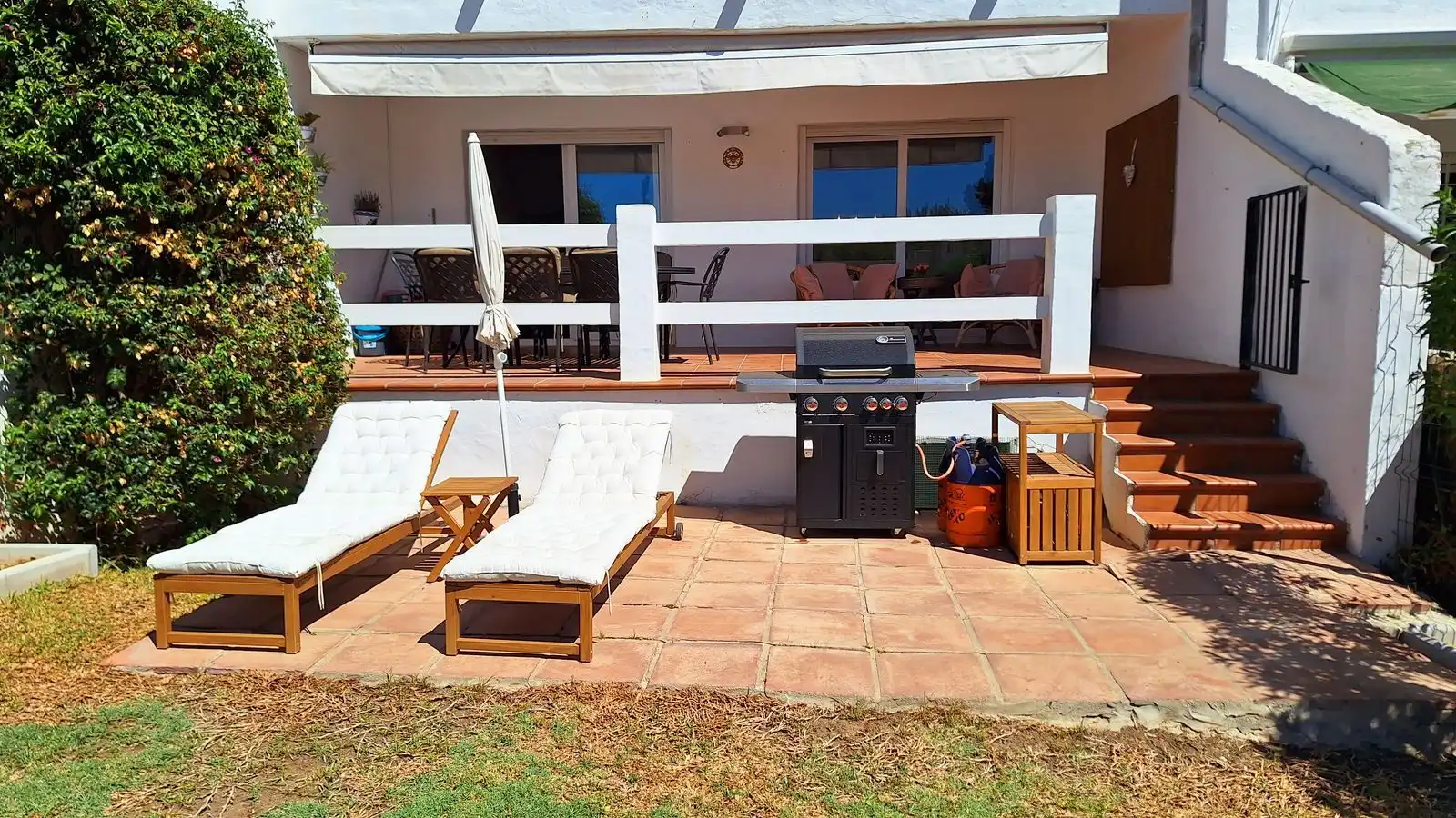 Terraza de Casa adosada en venta en Manilva con Aire acondicionado, Terraza y TV