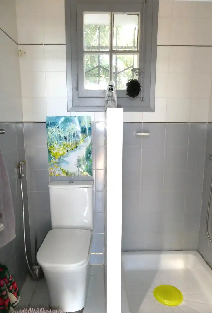 Bany de Finca rústica en venda en L'Ampolla amb Aire condicionat, Jardí privat i Piscina