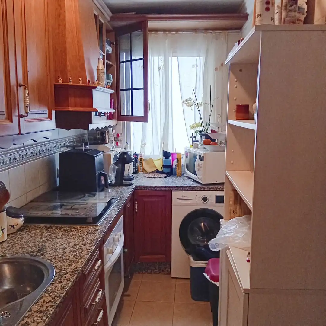Kitchen of Flat for sale in Marbella  with Air Conditioner, Terrace and Furnished
