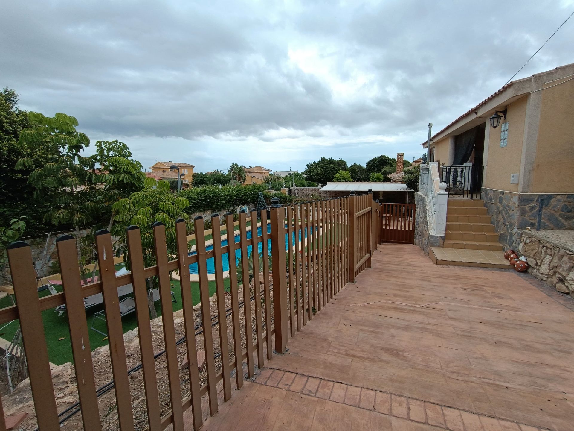 Jardín de Casa o chalet en venta en San Vicente del Raspeig / Sant Vicent del Raspeig con Aire acondicionado, Jardín privado y Parquet
