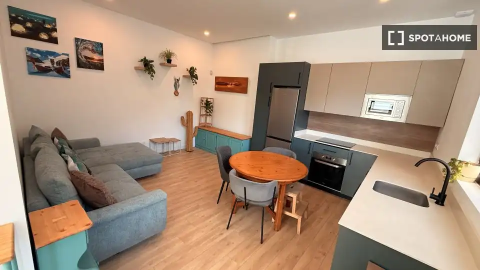 Kitchen of Flat for rent in Madrid  with Air Conditioner, Heating and Furnished