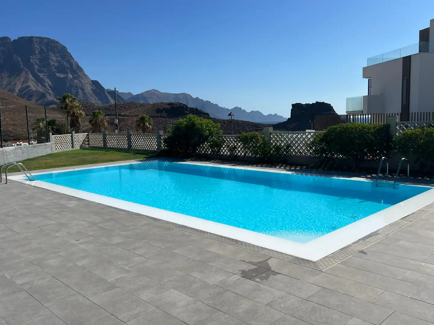 Piscina de Casa adosada en venta en Agaete con Jardín privado, Terraza y Amueblado