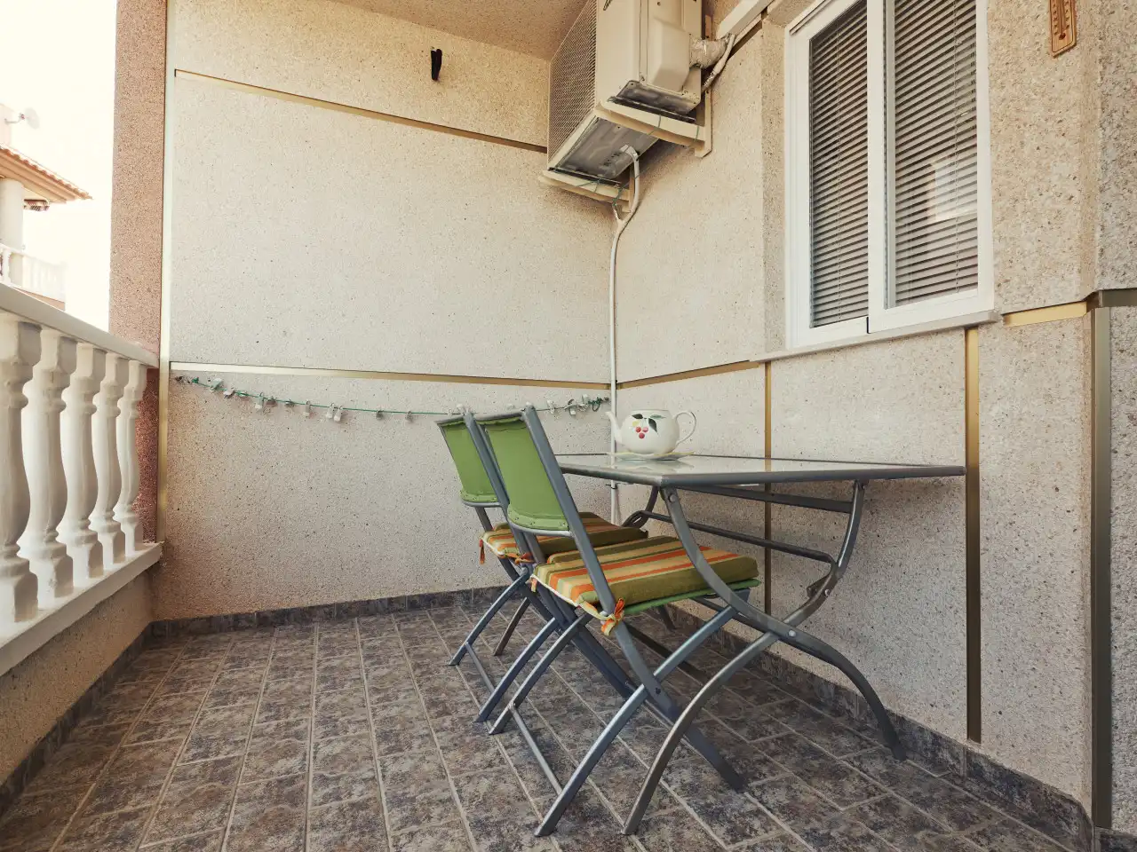 Terrasse von Wohnungen zum Verkauf in Torrevieja mit Klimaanlage, Heizung und Terrasse