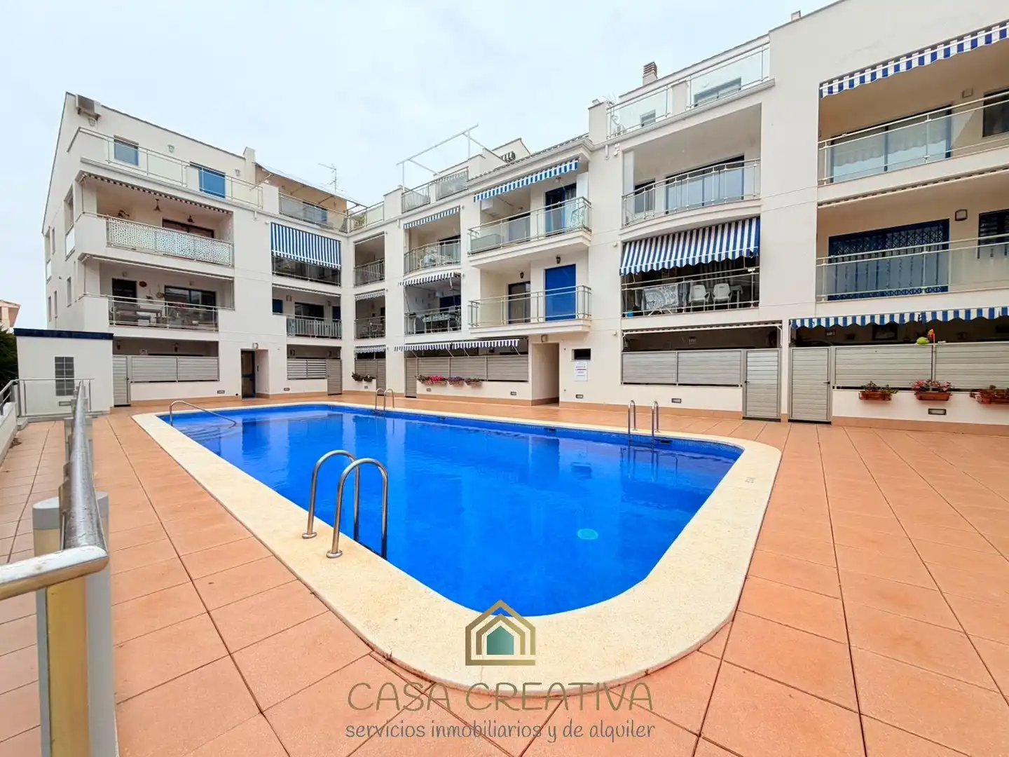 Swimming pool of Apartments for rent in Puçol  with Air Conditioner, Private garden and Furnished