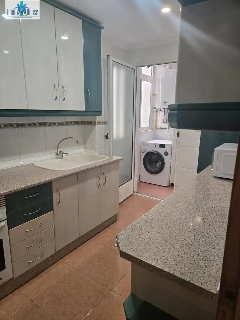 Kitchen of Flat for sale in Albacete  with Heating, Terrace and Storage room