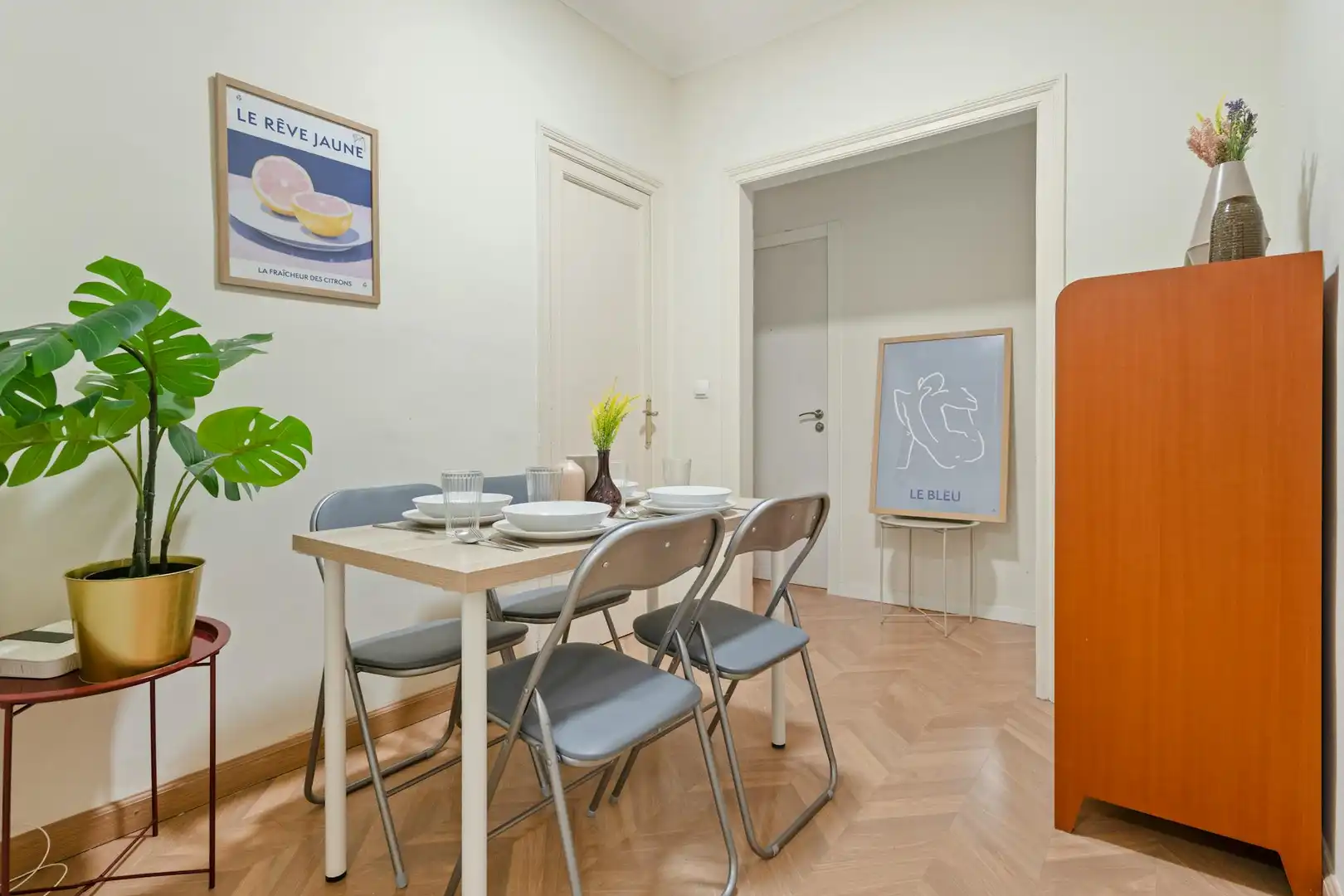 Dining room of Flat for share in Barcelona  with Heating, Furnished and Washing machine