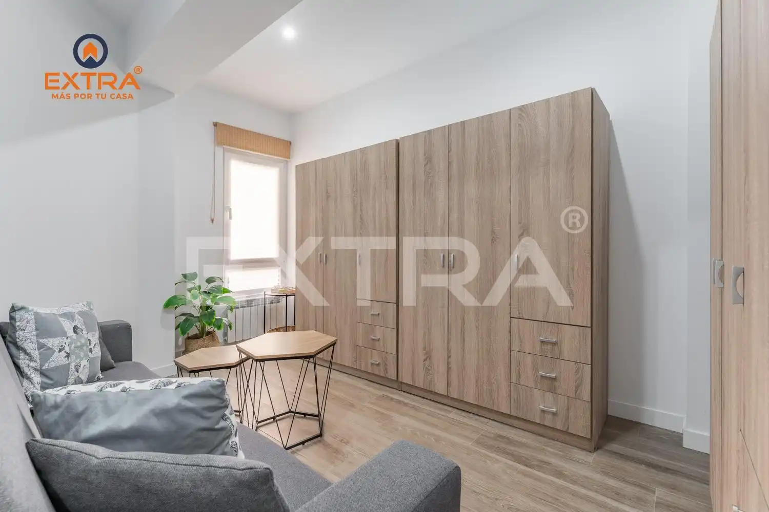 Schlafzimmer von Wohnung zum Verkauf in Madrid mit Klimaanlage, Heizung und Abstellraum