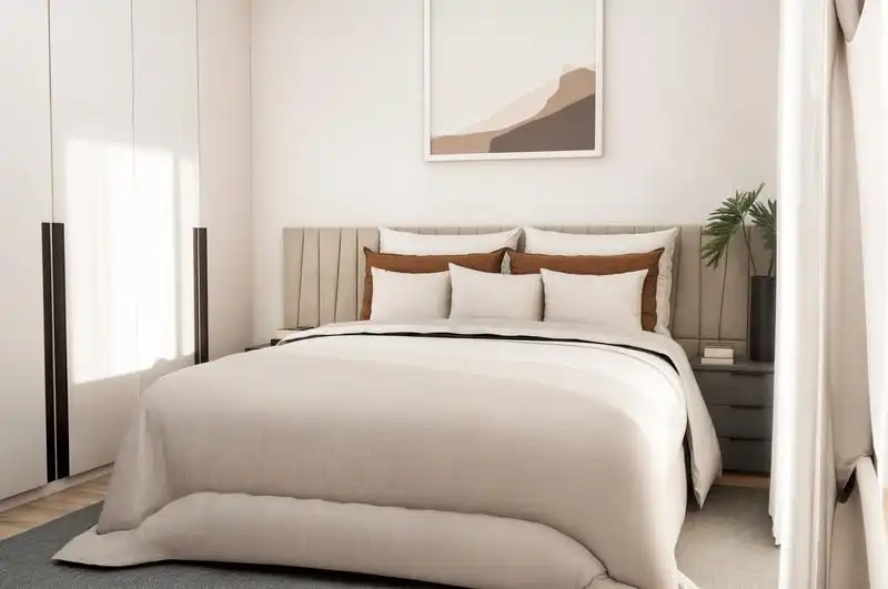 Dormitori de Apartament en venda en Finestrat amb Aire condicionat, Terrassa i Piscina comunitària