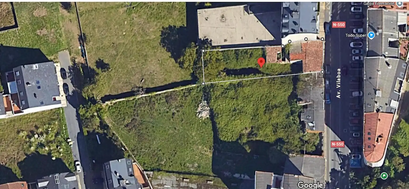Residential land for sale in Avenida Vilaboa 53