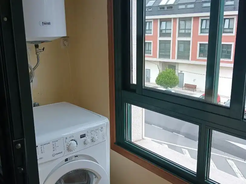 Terraza de Piso de alquiler en Arteixo con Calefacción, Parquet y Amueblado