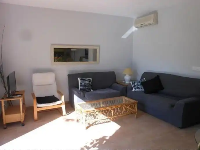 Living room of Houses for rent in Garrucha  with Air Conditioner, Terrace and Furnished