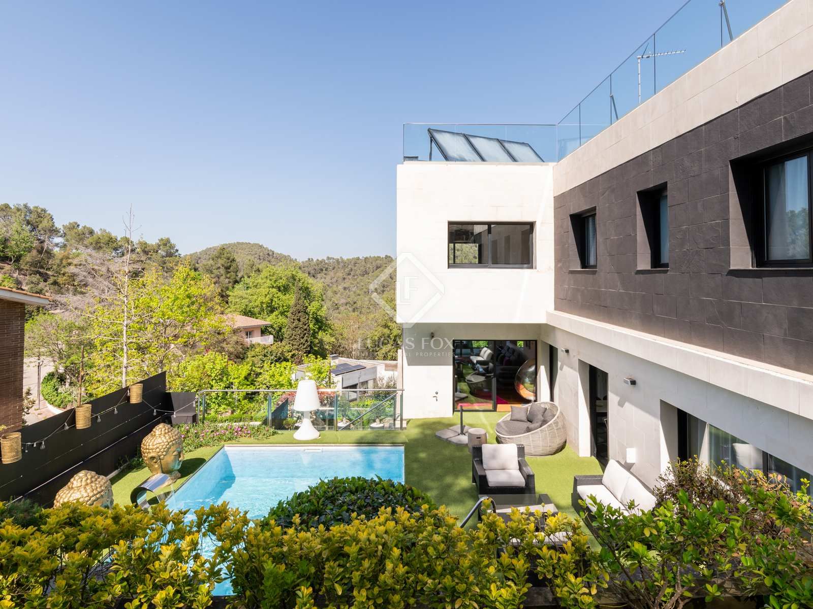 Terrace of House or chalet for sale in Sant Cugat del Vallès  with Air Conditioner, Heating and Private garden
