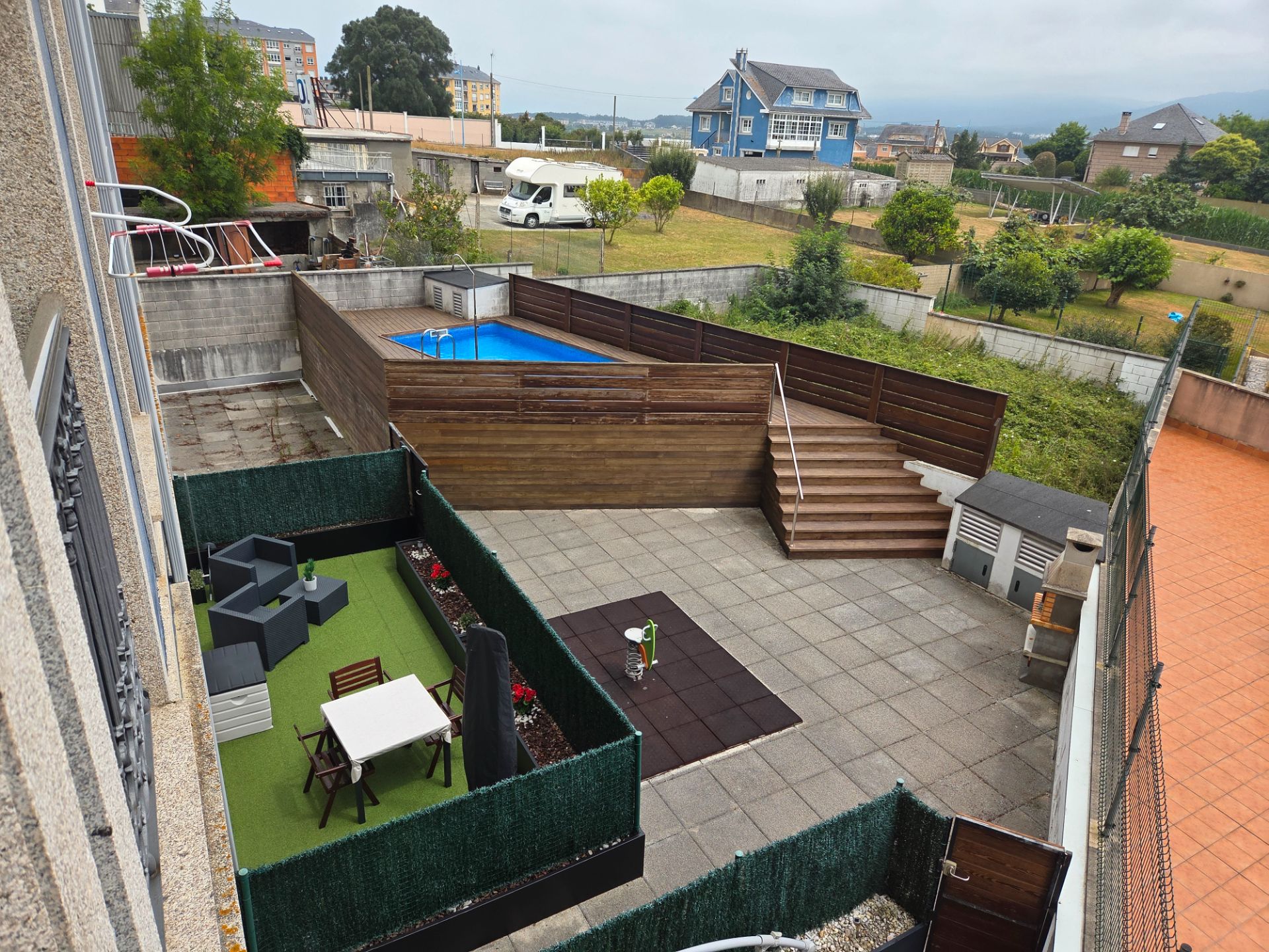Swimming pool of Flat for sale in Foz  with Heating, Storage room and Furnished
