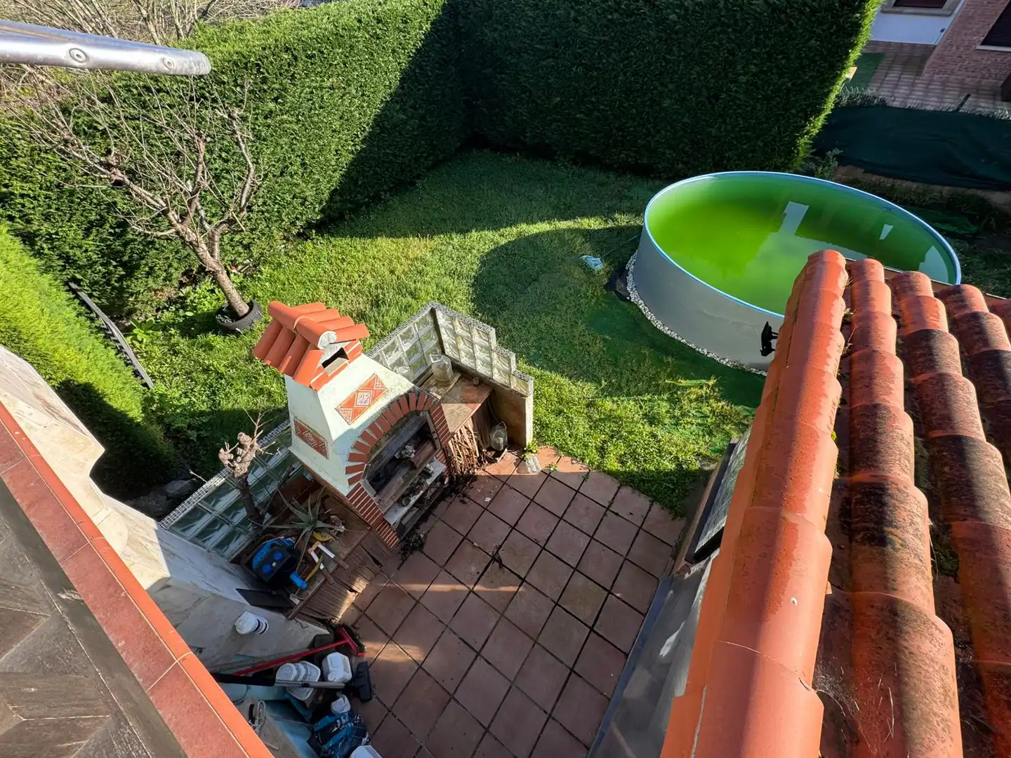 Garten von Einfamilien-Reihenhaus zum Verkauf in Polanco mit Heizung, Privatgarten und Terrasse