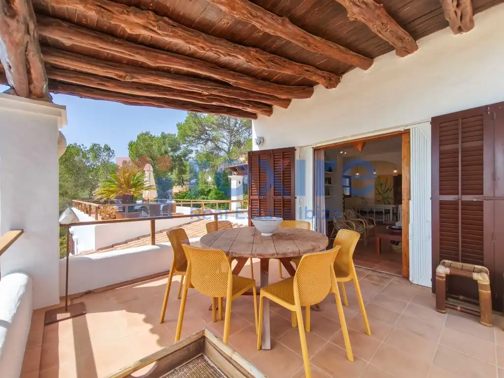 Terrace of Houses for rent in Sant Josep de sa Talaia  with Air Conditioner, Private garden and Terrace