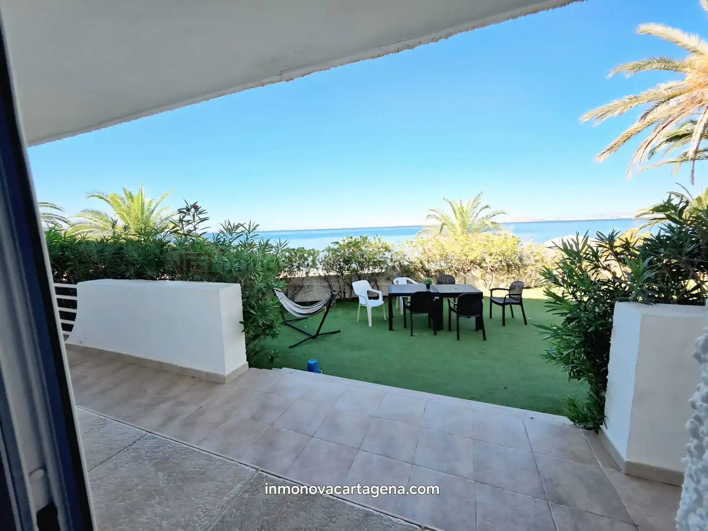 Terraza de Casa o chalet en venta en La Manga del Mar Menor con Aire acondicionado, Calefacción y Jardín privado