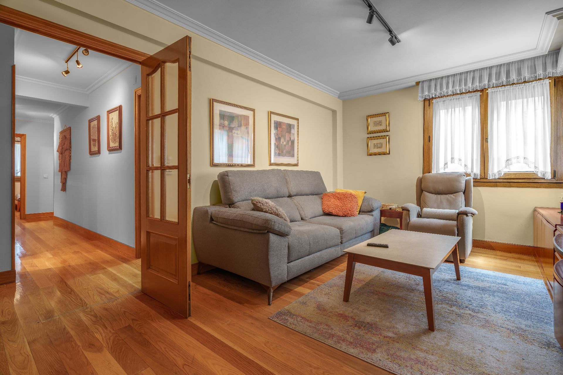 Living room of Flat for sale in Lizartza  with Heating, Terrace and Storage room