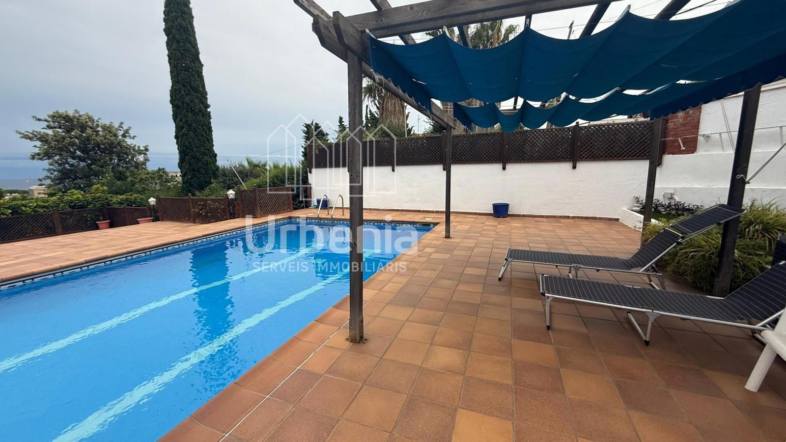Swimming pool of House or chalet for sale in Santa Susanna  with Air Conditioner and Heating