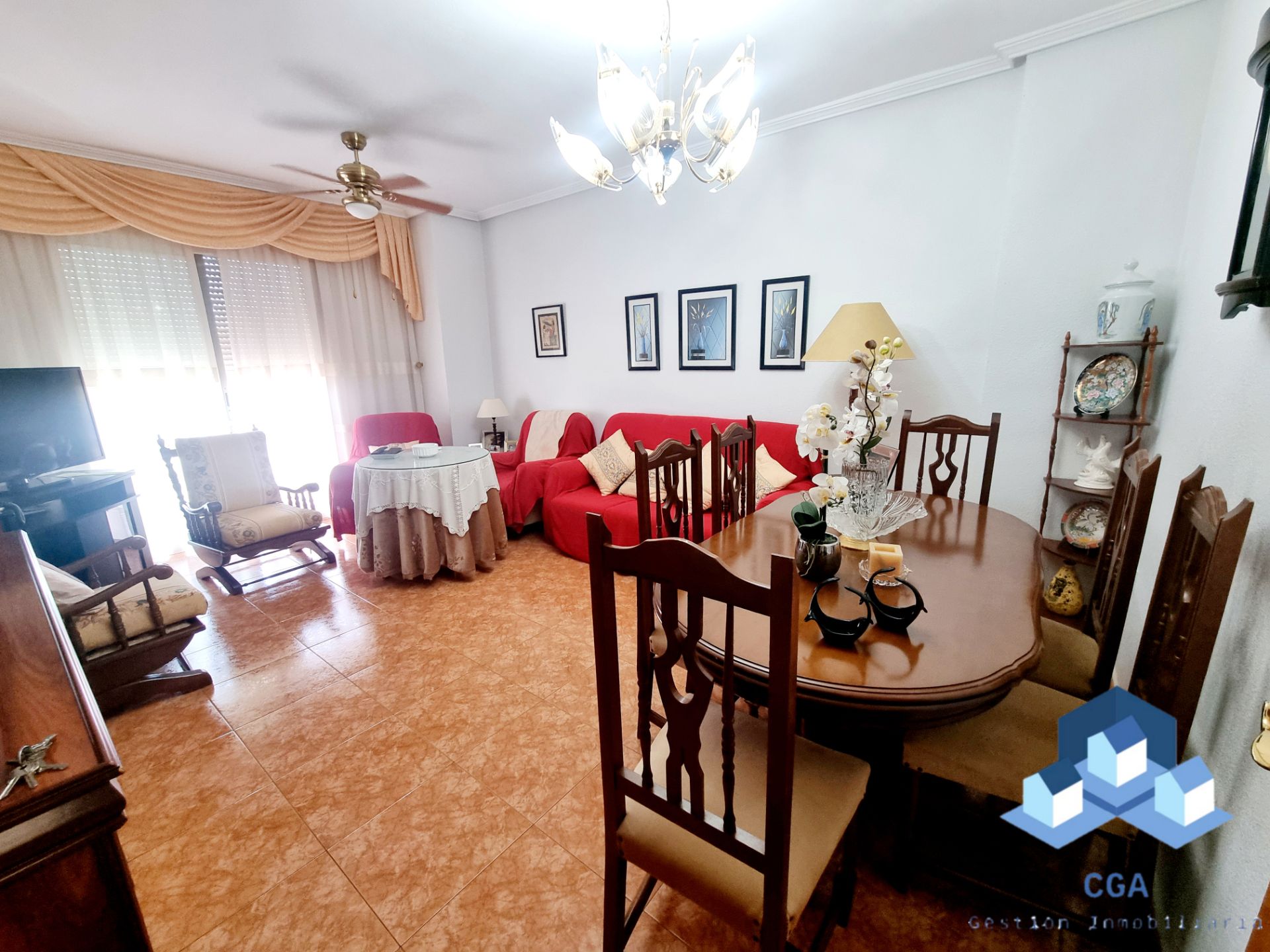 Living room of Flat for sale in Alhama de Murcia  with Air Conditioner, Heating and Storage room