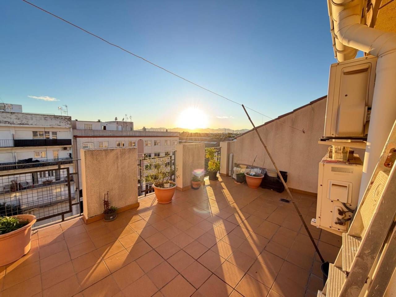 Balcony of Duplex for sale in Castellón de la Plana / Castelló de la Plana  with Air Conditioner, Terrace and Storage room