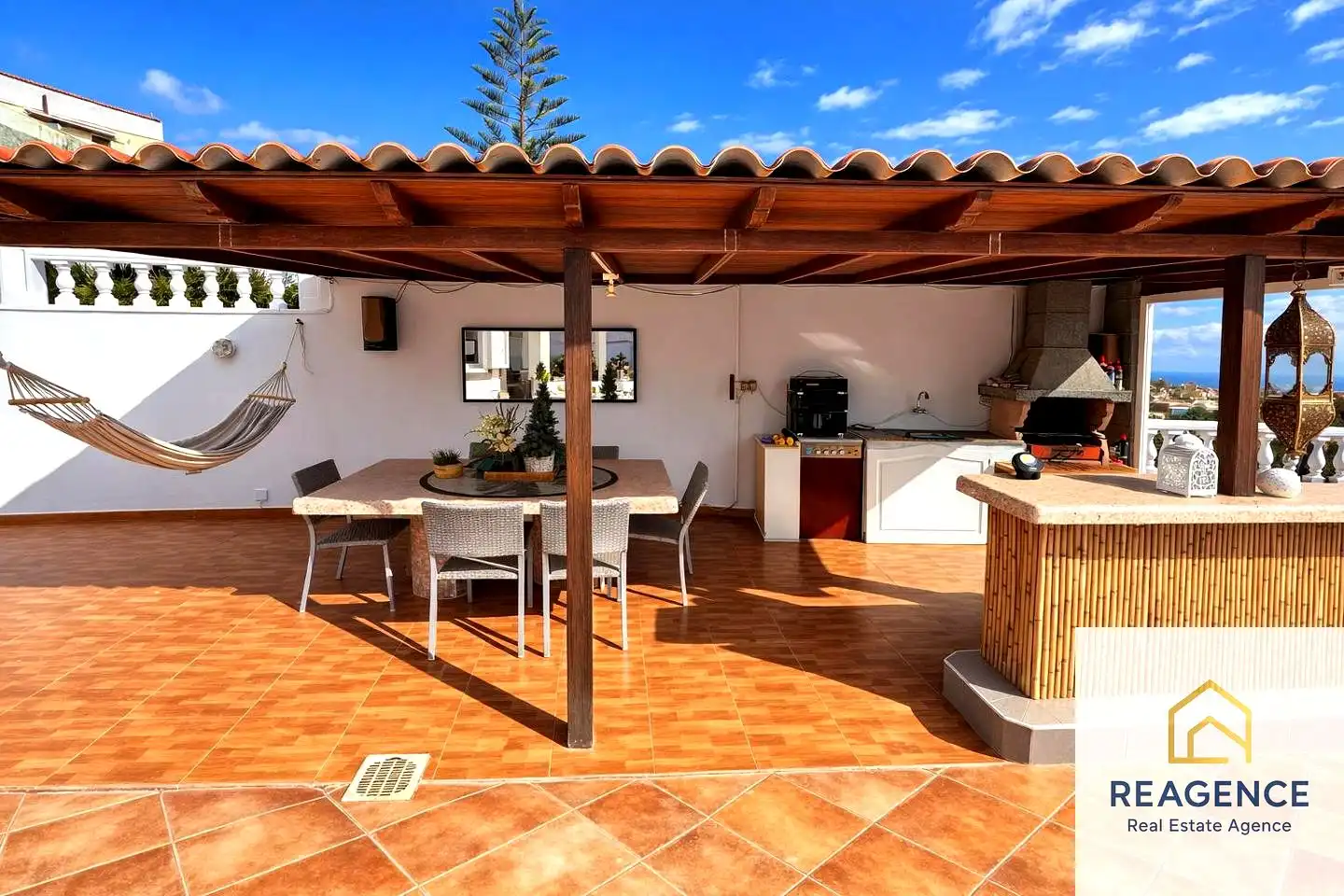 Terraza de Casa o chalet en venta en El Salobre
