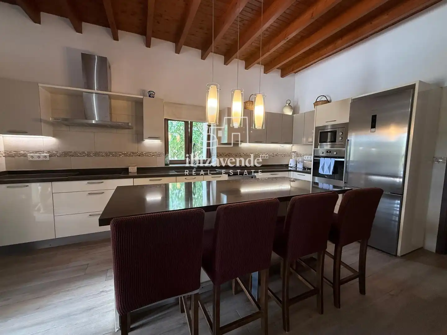 Cocina de Casa o chalet de alquiler en Sant Josep de sa Talaia con Piscina y Amueblado