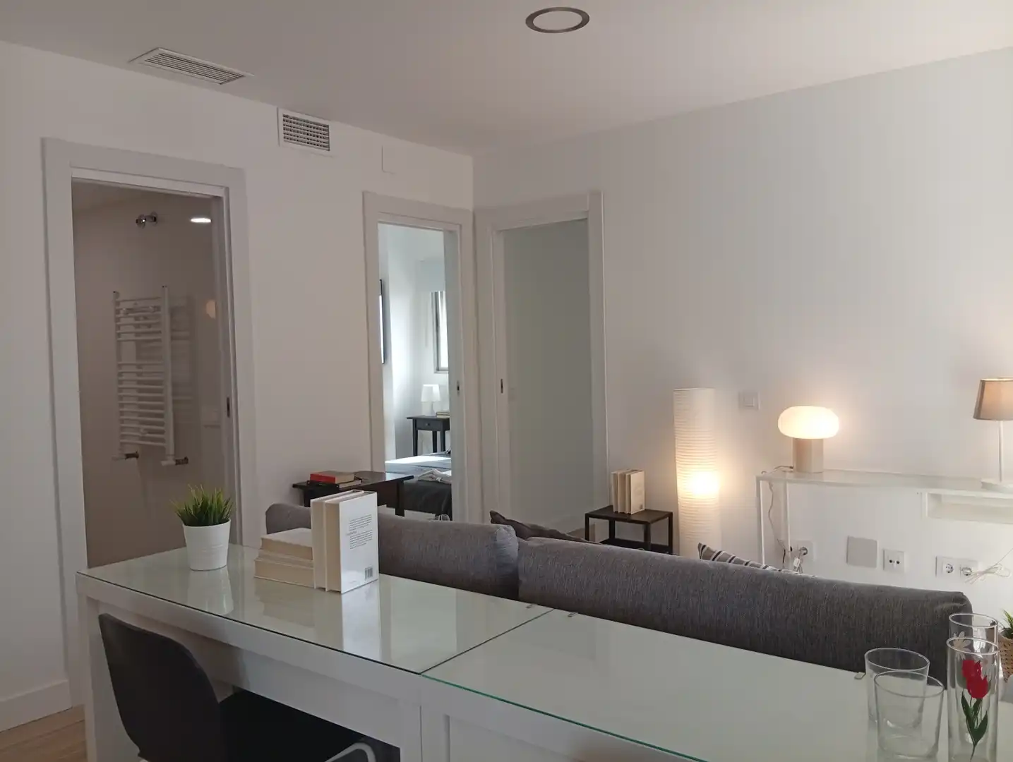Sala de estar de Piso en venta en Madrid con Aire acondicionado, Calefacción y Amueblado