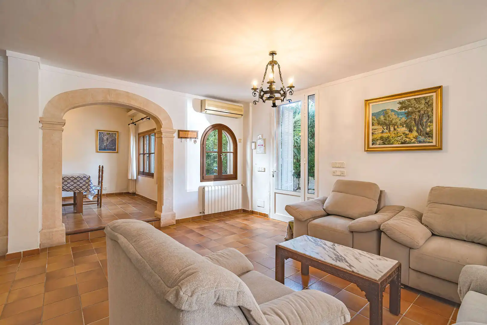 Sala de estar de Casa o chalet en venta en Pollença con Aire acondicionado, Calefacción y Terraza