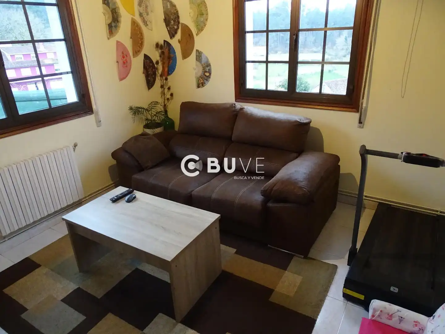 Sala de estar de Casa o chalet en venta en Moraña con Calefacción, Jardín privado y Parquet