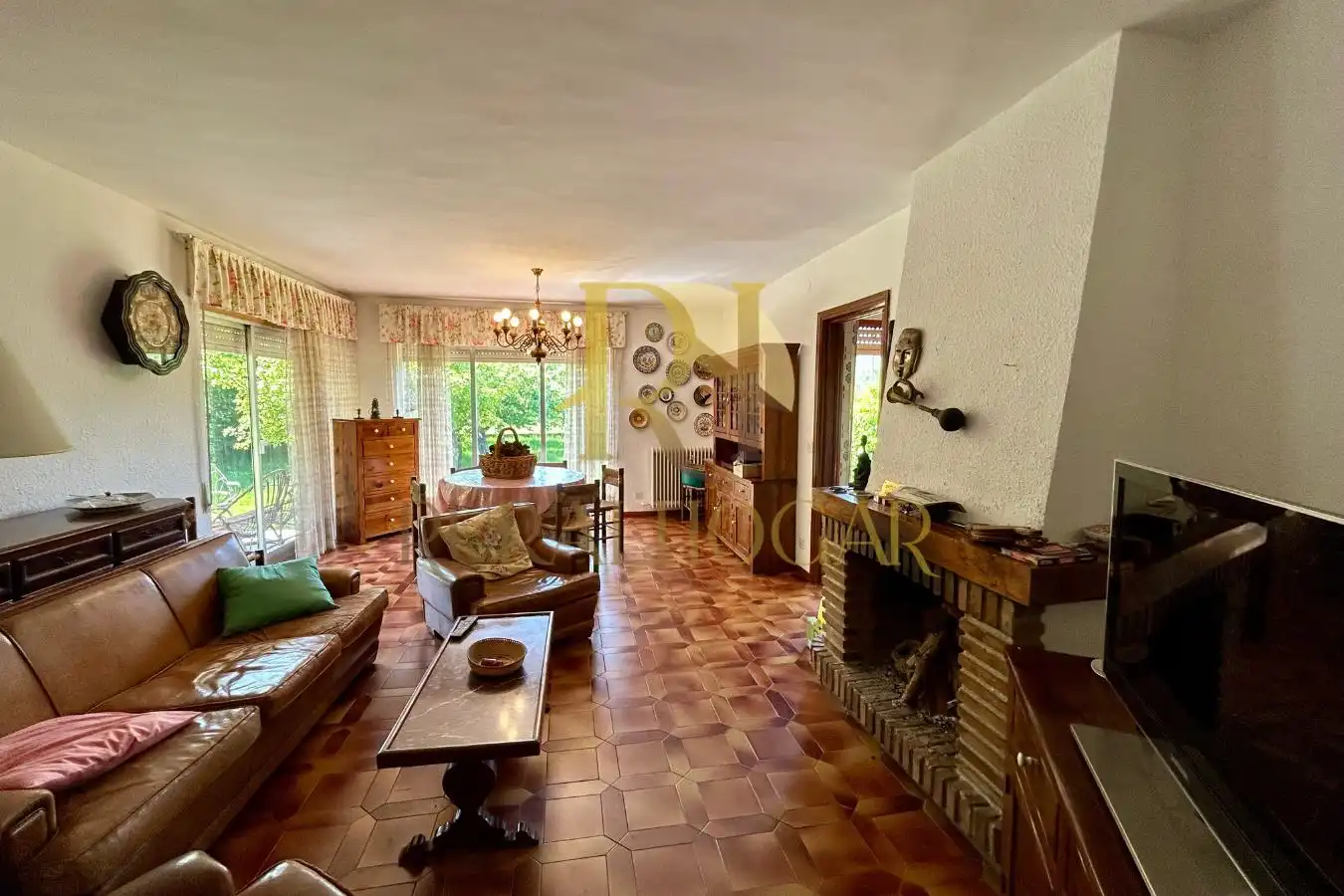 Sala de estar de Casa o chalet en venta en Matallana de Torío con Jardín privado
